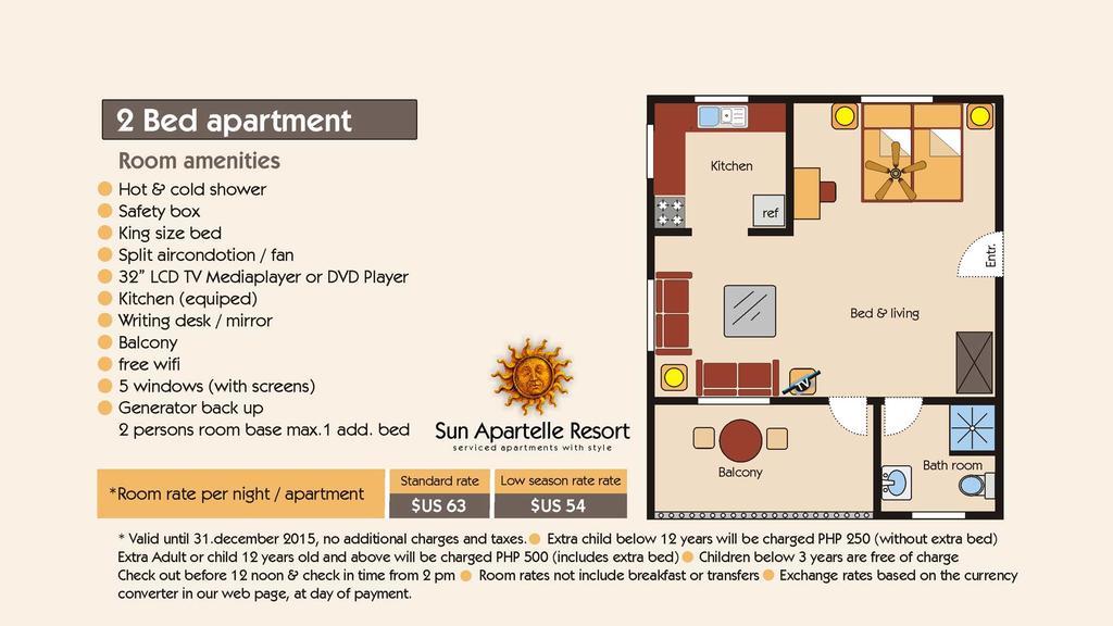 Sun Apartelle Panglao Exterior foto